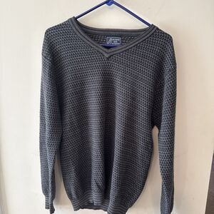 VTG Peconic Bay Traders Men's Sweater Made In USA Cottagecore Grandpa Size M